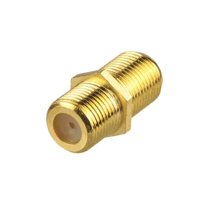 ZD Brand RG6 Adapter F Type RF Coaxial Connectors with 1 Pin