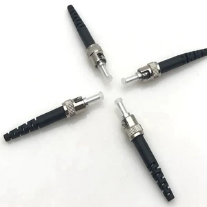 Fiber optic ST connector cab be custom ST/UPC Simplex Single Mode 2.0/3.0mm Finished Connector Fiber Connector