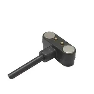 Component Accessories 2 Pin Male and Female T Shape Magnetic Power Pogo Pin USB Smart Watch Cable Connector 12V