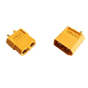 XT60 Female Male Connector 2P With Banana Plug Nylon Housing Copper Contacts 60A High Current For RC Lipo Battery Charger
