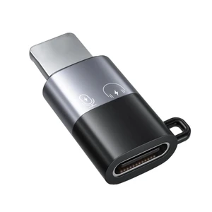 Durable aluminum design Light-ning Male to USB C Female Audio OTG Adapter Connector for iPhone