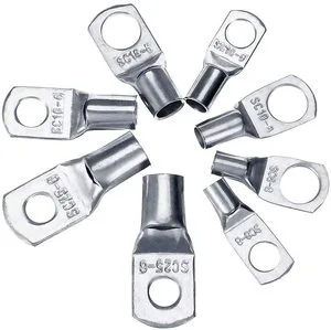 Hampoolgroup Factory Direct Oem Copper Tube Ring Terminal Cable Lugs Eur Type Terminals
