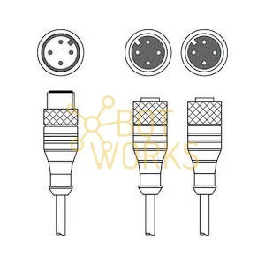 Leuze Electronic New 150766 Circular Connectors