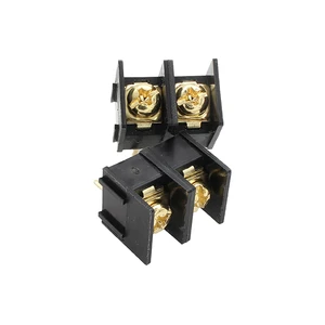 1000-10mm Series Brass Barrier-Type Terminal Blocks with 2-12P Sockets 25A Large Current ROHS Certified PCB Terminals