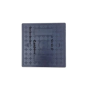 Composite Resin Square Heavy-Duty Anti-Theft Manhole Cover Handhole Telecommunications Low-Voltage Access Cover Well Rainwater