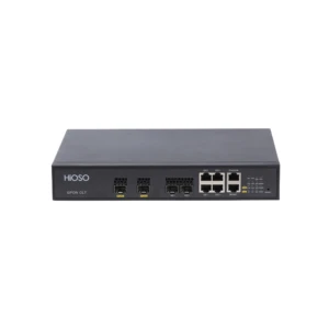 HiOSO HA7302GD 2PON GPON OLT New Product Mini Size FTTH FTTX Fiber Optical Equipment AC100-240V