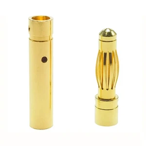 1Pair 2mm 3mm 3.5mm 4mm 5mm 5.5mm 6mm RC Battery Gold-plated Bullet Banana Plug High Quality Male Female Bullet Banana Connector