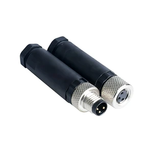 M8 DIN 3-pin 4-pin Straight A-code Assembly Plug PG7/PG9 Male Female Aviation IP67 Waterproof Sensor Terminal Connectors