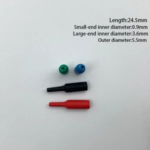 24.5mm Length 0.9mm SC Singlemode Simplex Fiber Optic Connector Boot TPE Pigtail RoHS Certified Gtech Brand -45~95C