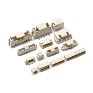 ZLBH ZH125 1.25mmPitch Backshell Header 2-12Pin 4.8mm Height PCB1.2-1.6mm LCP UL94-V0 White for Wire to Board Industrial Control