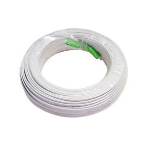 Unionfiber SC APC G657A1 Indoor Drop Cable Patch Cord 1 2 4 Core Fibre Drop Cable Patch Cord 10 Mtr Cable Drop De Fibra Optica