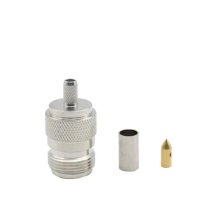 N Male Connector 50-3 Cable Connector RF Coaxial Connectors with Exceptional Mechanical and Electrical Performance