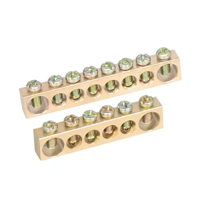 Brass Terminal Block - High-Conductivity Screw Connector, Heat & Oxidation Resistant