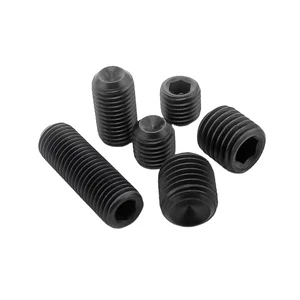 UNC 5/16-18 5/16-24 3/8-16 3/8-24 7/16-14 1/2-13 5/8-11 US Standard Black Oxide Hex Socket Cup Point Grub Bolt Set Screw