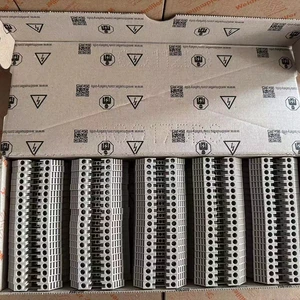 Weidmuller 1020100000 WDU 4 Chinese Suppliers Thermocouple Push in Screw Push in Feed-through Terminal Block Connector