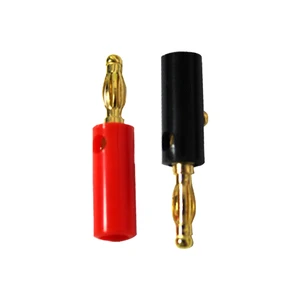 4mm Banana Plug Gold Plated Red and Black 40mm Length High Quality Connectors