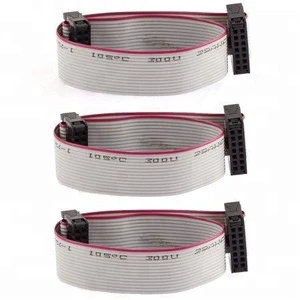 1.27mm Pitch IDC Connector Grey Flat Cable Assembly Ribbon Cable 6-64 Pin Wiring Harness With 10+ Sizes Available
