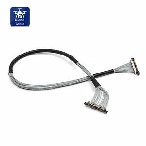 Micro Coaxial Cable I-PEX Compatible 46AWG Wire Drone Camera Cable Display Cable Custom Medical Imaging Cable Harness
