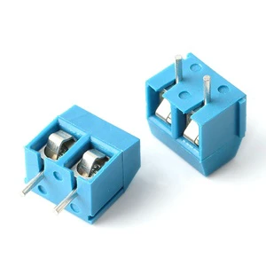 5.0MM Pitch Copper Screw Terminal Block Connector Vertical 2-Pin 10A Rated Current