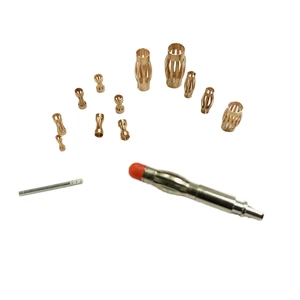 OEM Custom 2P Banana Plug Adapter Beryllium Copper Spring Male Female Accessories Power DC Application Brass Contact Nylon 10A