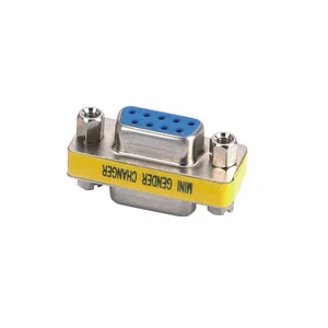 MINI GENDER CHANGER D-SUB 9pin Female to Female Adaptor