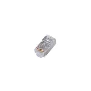 Hot Sale Crystal Head Plug Straight-Through Connection RJ45 Network Connector Ethernet Connectors