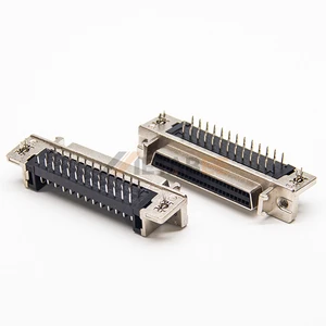 SCSI Connector PCB Mount 14 26 36 50 68 100 Pin 26P 68P Female Male Cable MDR HD R/A Adapter Adopter 3M