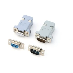 DB9 9 Pins D-Sub Soldering VGA Connector Male Female DB9 Connector With Case