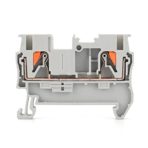 PT2.5 Terminal Block RoHS Push-in DIN Rail Terminal Block 2.5mm² (14 AWG)