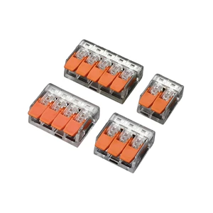 VSE-462/463/464/465 Fast Household Wire Quick Connectors Compact Spring Push-In Terminal Blocks 0.5-4mm LED For Lightning Copper