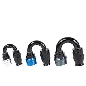AN4, AN6, AN8, AN10, AN12, 180degree Threaded Rotary Quick-release Hose Connector For Automotive Racing Parts, Customizable Logo