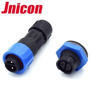 M16 Soldering Types 2pin 3pin 4pin Panel Mount Connector Ip67 Waterproof Connector