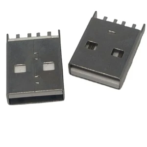 USB-AM-SD00 USB 2.0 Type a Plug 4pin DIP Vertical USB a Male Connector