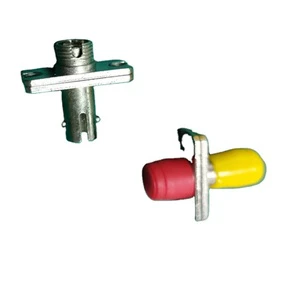 Factory Supply Plastic Optical Fiber Connector ST-FC to FC-ST Adapter KINZ-S10 with -20 to +70 Operating Temperature