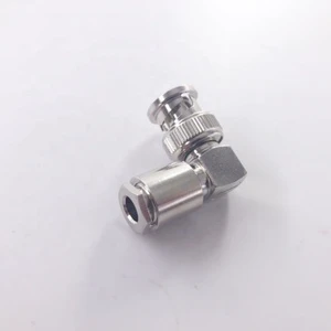 50 Ohm Coaxial Connector BNC Male Right Angle Clamp Connector for RG58 Cable