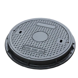 Molded Fiberglass Manhole Cover with Hinged FRP for Sewage Application