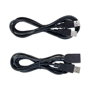 USB 2.0 Male-to-Female-to-Male Extension Cable, Square Port With Shielding, Compatible With USB Flash Drives, Computers And Mice