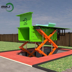 RNKJ Brand Community 20 CBM Underground Waste Compactor Garbage Collection System Trash Station