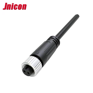 Led Light Ip68 M8 Waterproof Electrical Device Male Female 2 3 4 Pin Cable Wire Circular Waterproof Panel Mount Connector