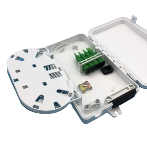fiber distribution box+optical termination box 4 ports fttx network+terminal box 24 fo fc outdoor wall mount ip65
