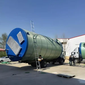 Automatic Integrated Rainwater Sewage Lifting Pump Station, FRP Integrated Prefabricated Pump Station