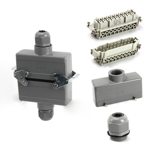 BYLJQ HDC Heavy Duty Connector Double Latch Design Aerospace 16A Corrosion Resistant High Compatibility Industrial Connector