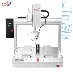 Double-station Rotary Automatic Soldering Robot Intelligent Temp Control Efficient Continuous Welding