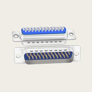 High Density D-SUB 44Pin Female Connector High Quality DB25 Pin Plug HDB 44P Female SPCC Housing Copper Alloy Contacts