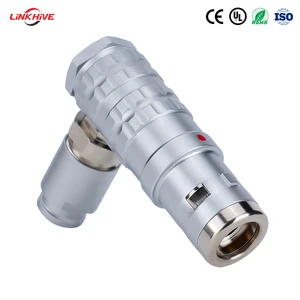 OEM Wholesale Custom Multi Pin 90 Degree Circular Connectors OEM Industrial Automation Equipment Cable Self-Latching Connector