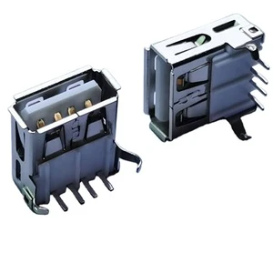 Factory Price LITECONN Type-A Female USB 2.0 90 Degree DIP Ethernet Connectors RoHS Compliant
