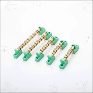 Brass Terminal 8*12 12 Holes Screw Connection 1-5 AWG 2A