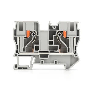 PT 10 Compatible High Current Push In Terminal Block 10mm2 8 AWG Power Distribution For Industrial Equipment