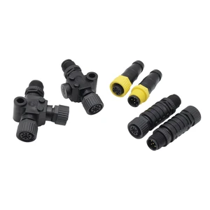 M12 Connector 5pin Plastic Applies to Waterplay Crafts Starter Kit Cable Signal Ip67 M12 Waterproof Connectors Nmea 2000