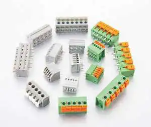 3.5mm Pitch Double-layer Right-angle SMT Spring High-temperature LCP Automotive PCB 10A MX235-5.0-05P-GY01-Cu-A Terminal Block